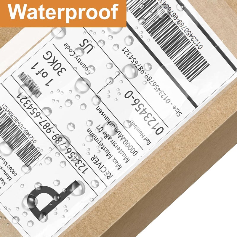 BESTEASY 6" x 9" Packing List Pouches, Strong Adhesive Plastic List Label Envelope, Clear Top Loading Packing List 200 Packs - Image 3